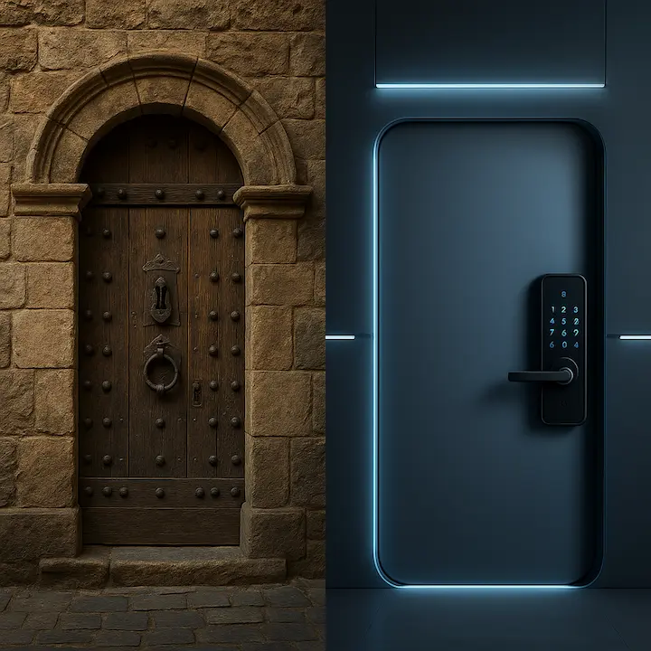 new door vs old door