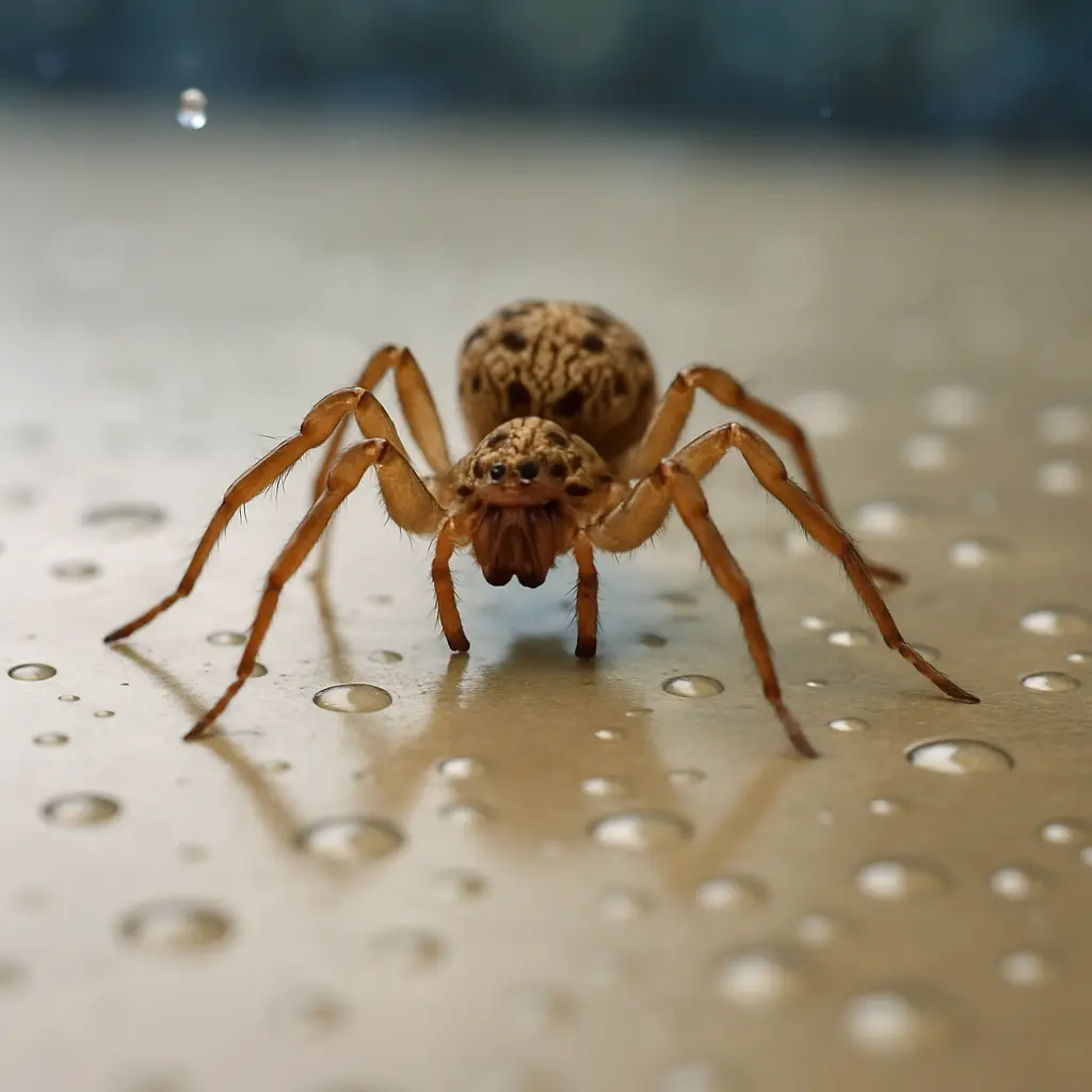 Close-up of dead spider